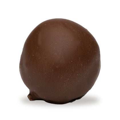 A whole Pistachio with Walnut — a milk chocolate round
