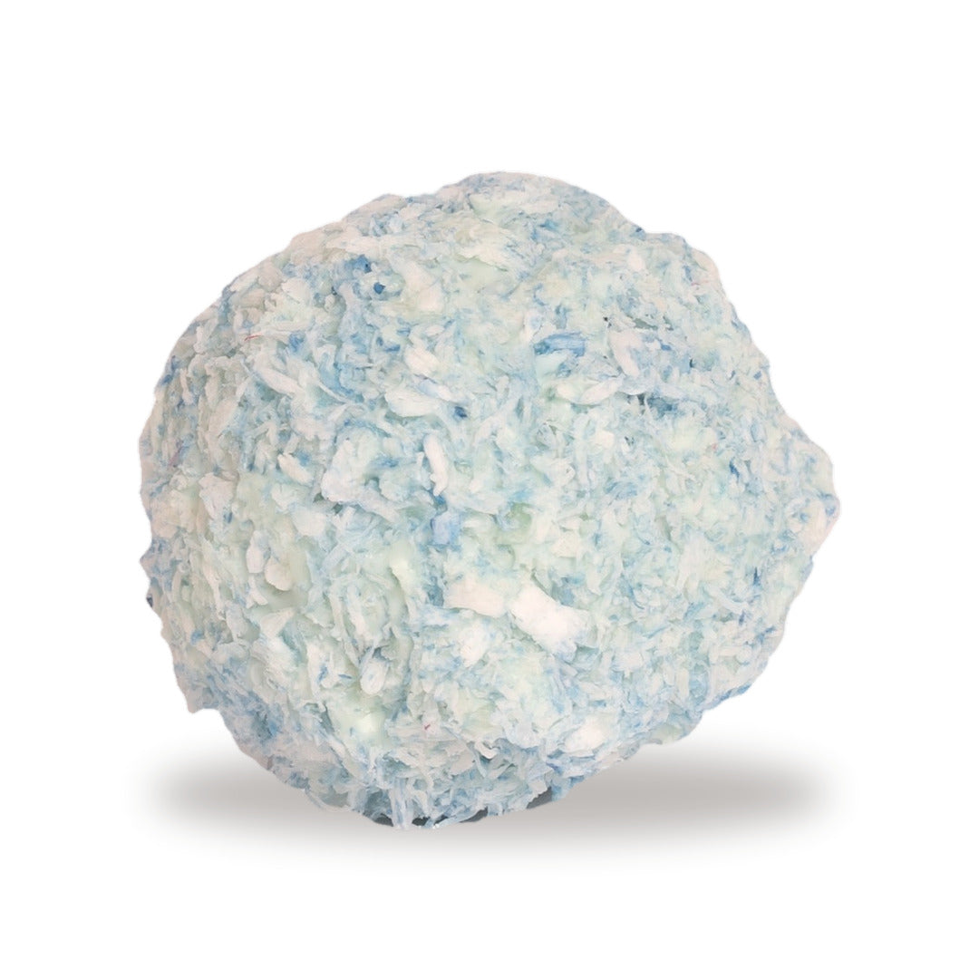 A whole Almond Coconut Truffle Blue — a chocolate round