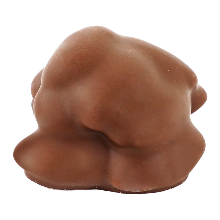 Milk chocolate Roche cluster with whole almonds inside.