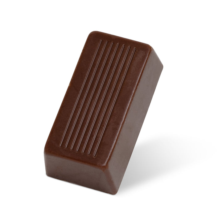 Smooth rectangular milk chocolate bar