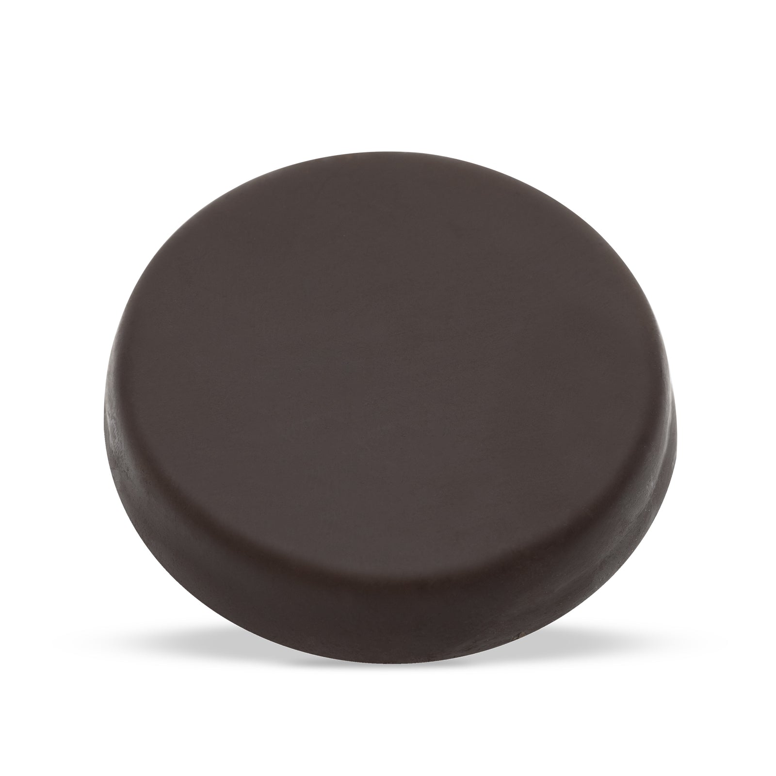 Round dark chocolate with glossy finish, Digestive Caramel Dark by Chocolate Counter