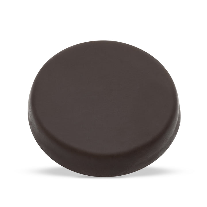 Round dark chocolate with glossy finish, Digestive Caramel Dark by Chocolate Counter