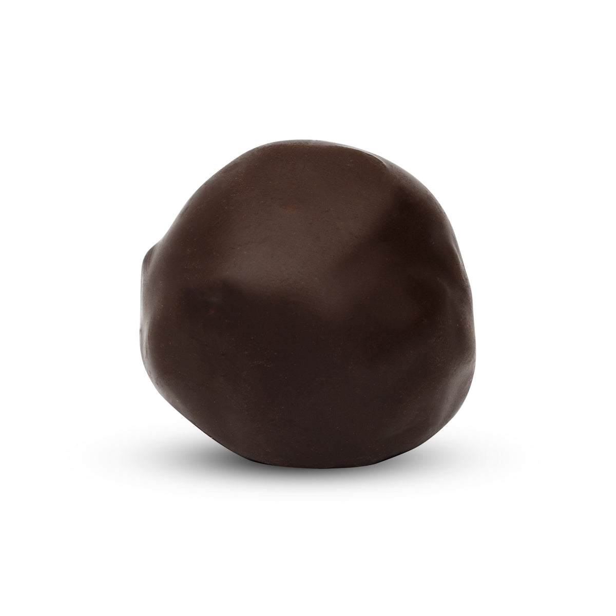 Dark chocolate ball with smooth exterior