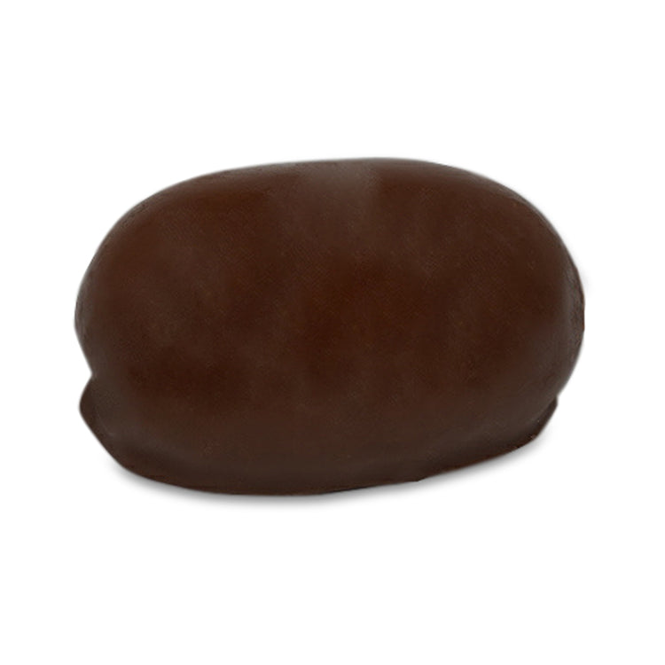 Dark chocolate-covered Mamoul cookie