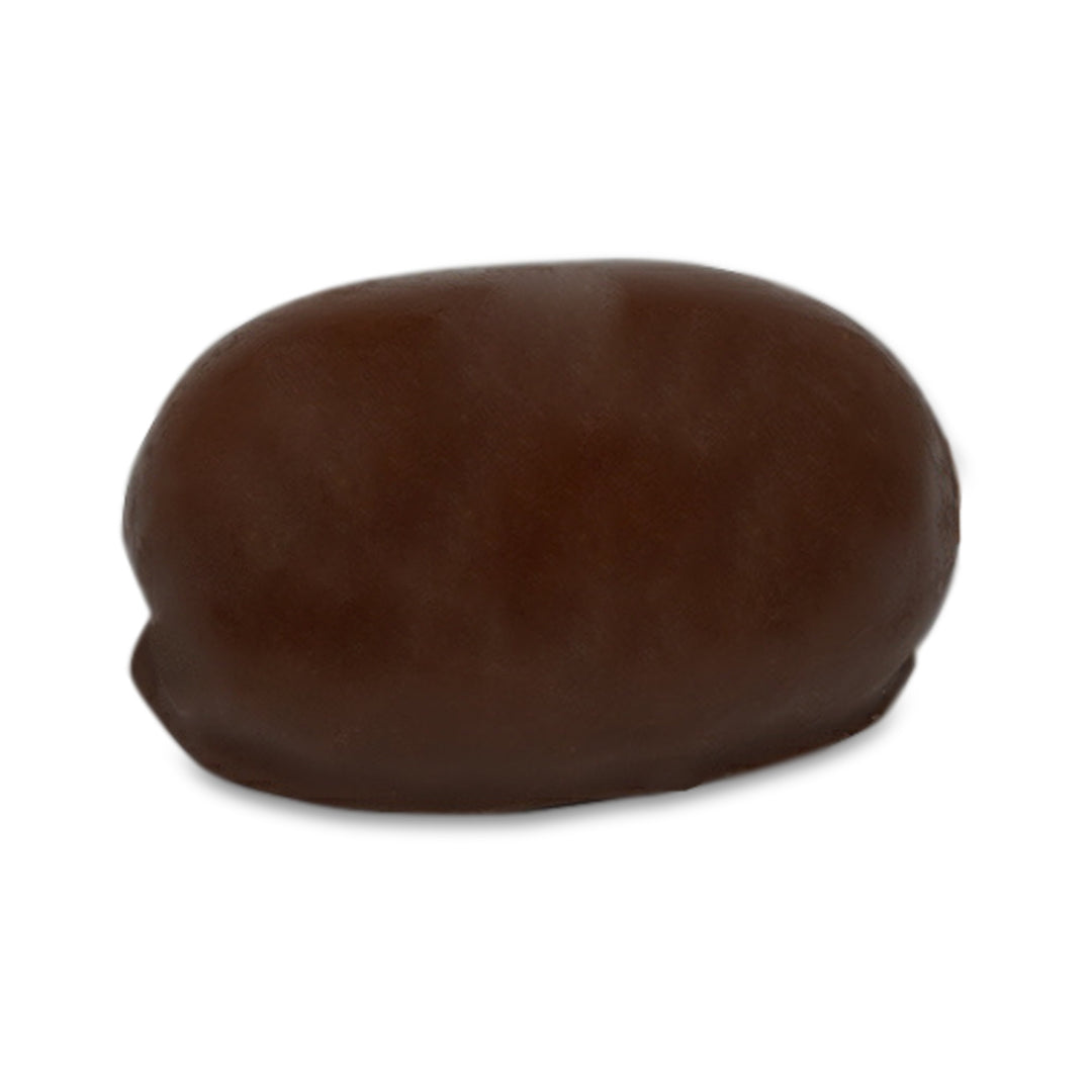 Mamoul cookie coated in milk chocolate