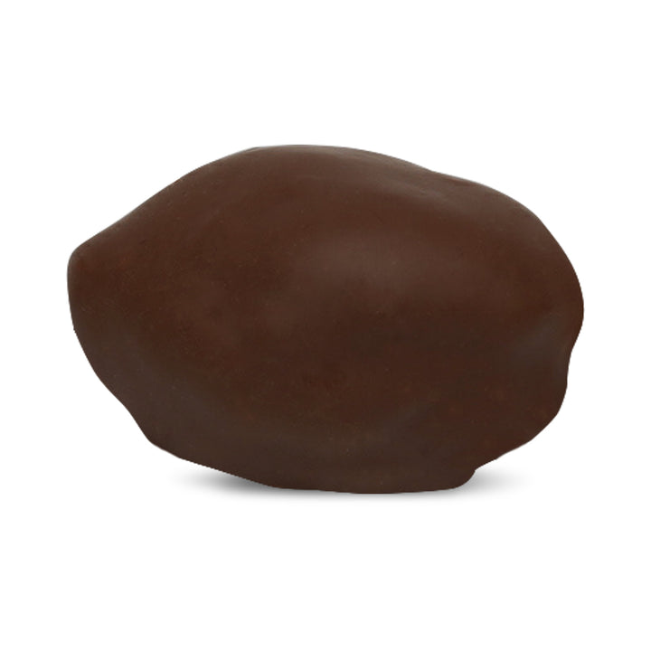 Milk chocolate-covered apricot with pistachio filling