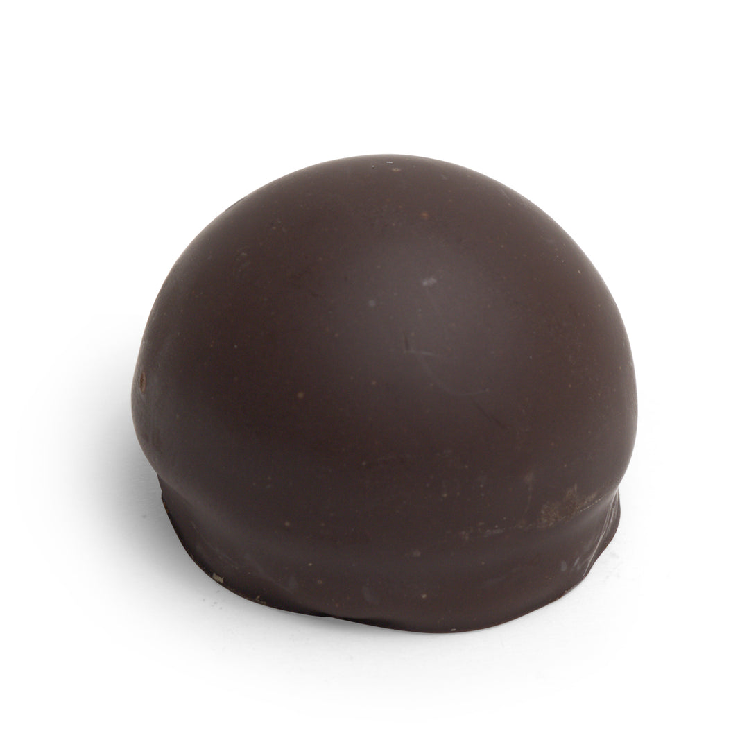 Dark chocolate round shell, Cotton Candy Dark by Chocolate Counter