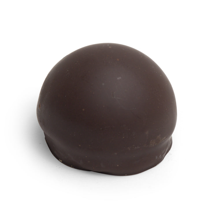 Dark chocolate round shell, Cotton Candy Dark by Chocolate Counter