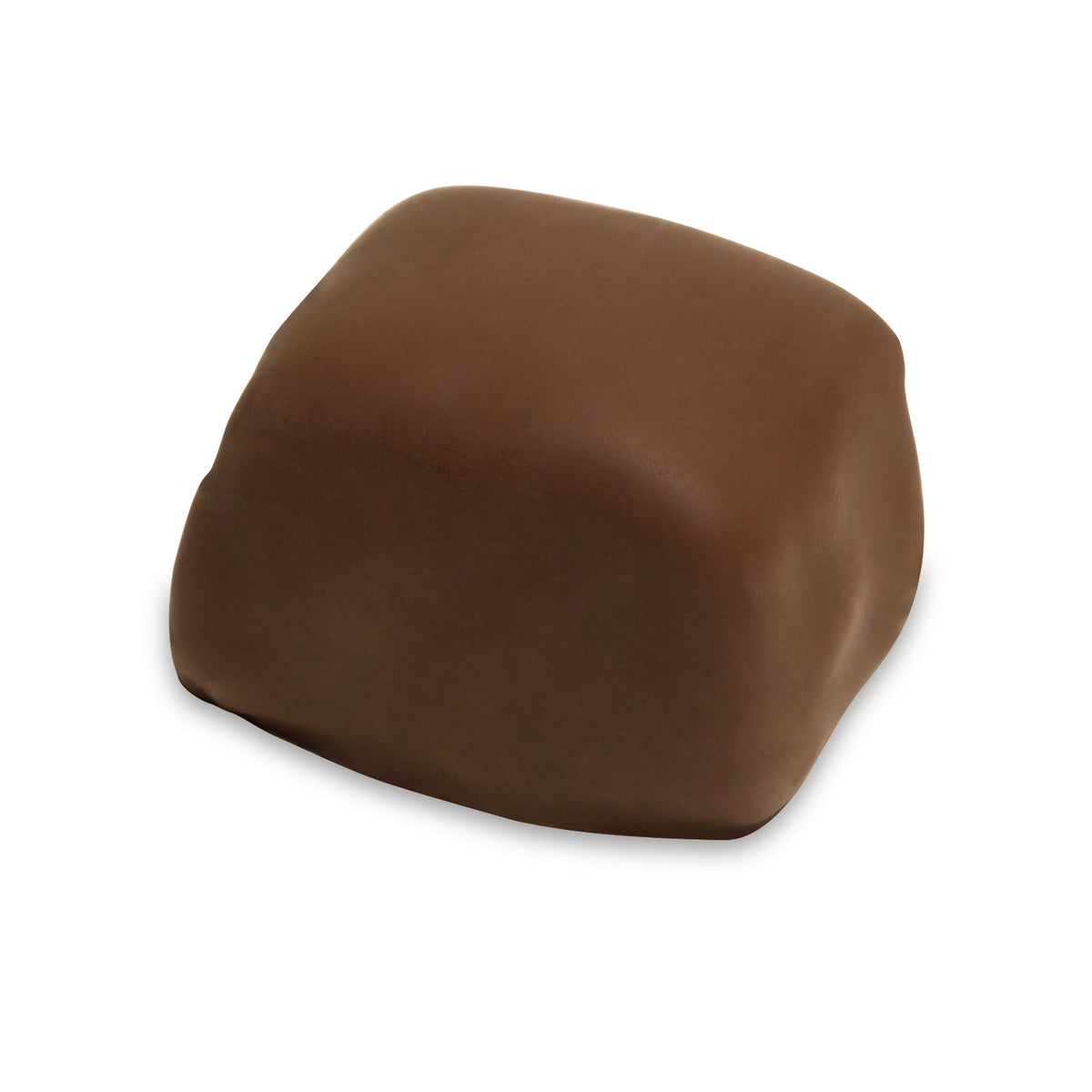 Square milk chocolate with soft shape, Nougat Caramel W/ Peanut by Chocolate Counter